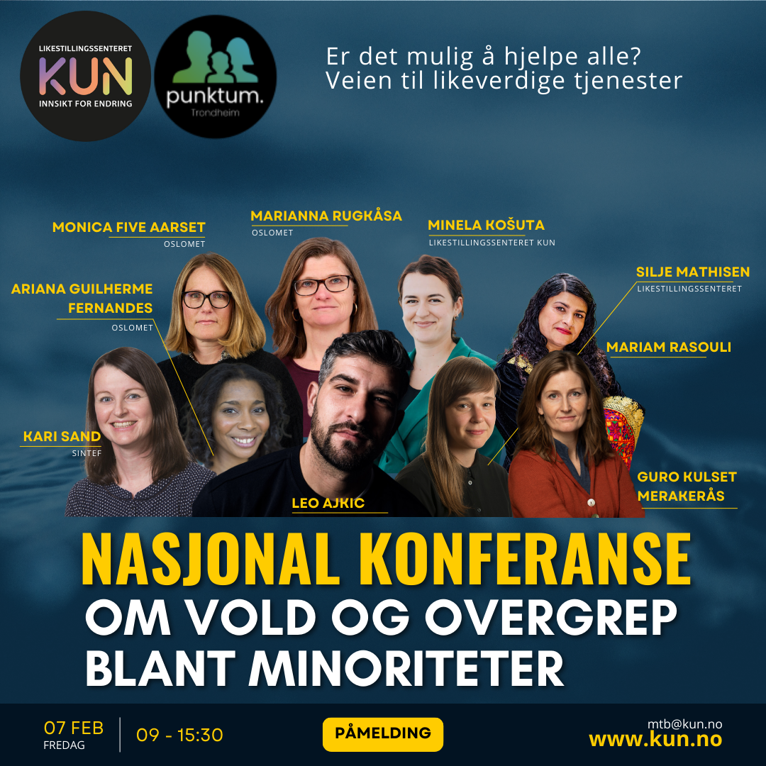 Nasjonal konferanse om vold og overgrep blant minoriteter