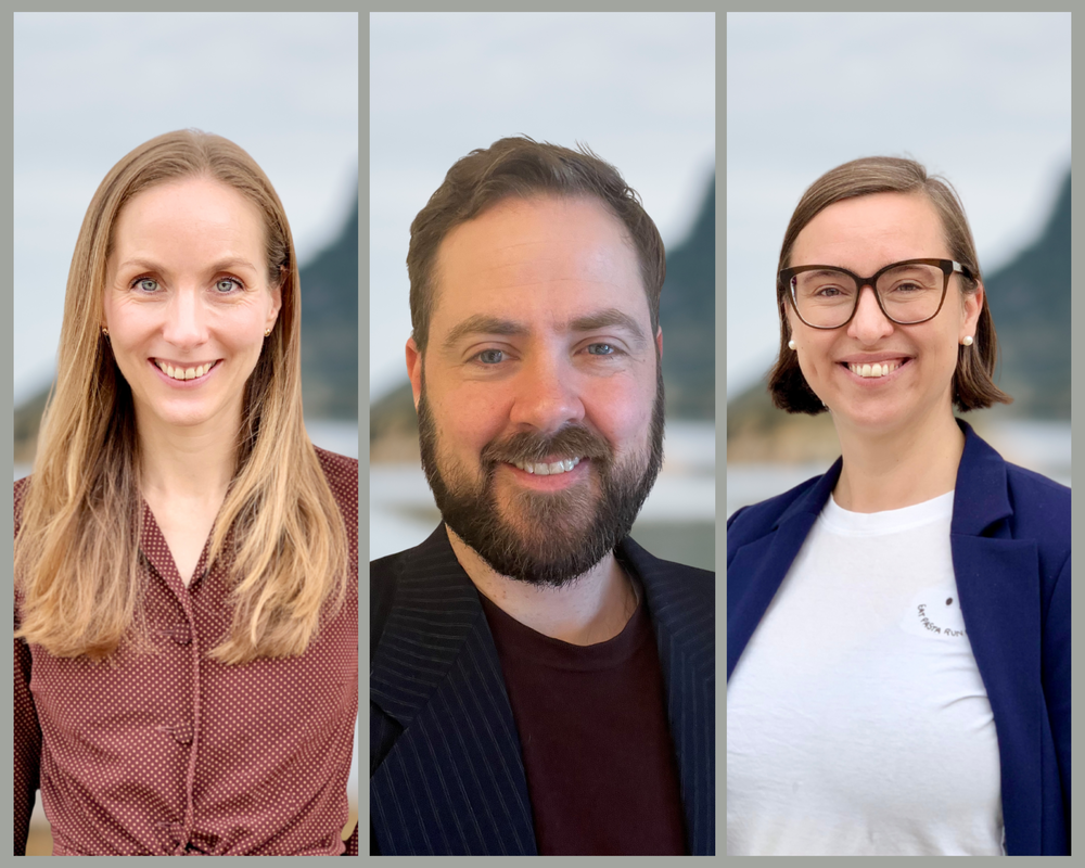 Frå venstre: Heidi, Viljar og Sunniva. 