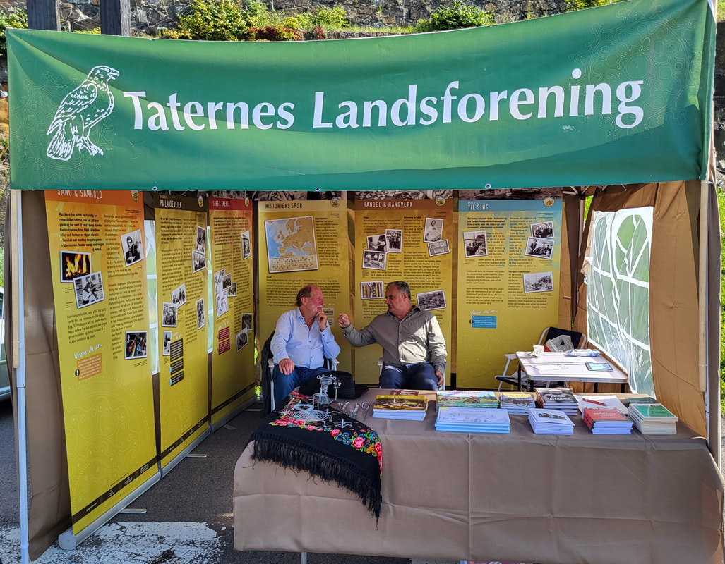 Taternes landsforernings stand på Arendalsuka.